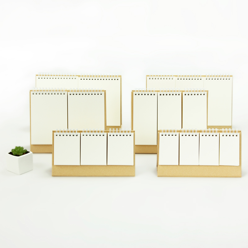 空白台历diy卡片教具 儿童字母单词卡拼音卡识图拼读翻翻书2列3联