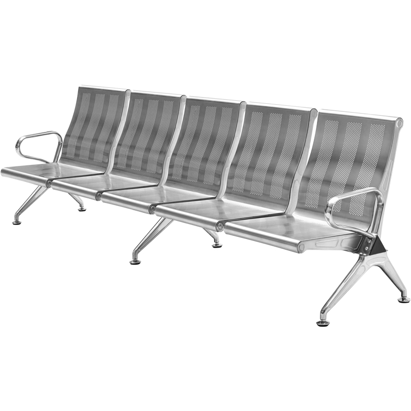 机场椅排椅三人位四人医院候诊椅休息等候椅不锈钢连排座椅长排椅