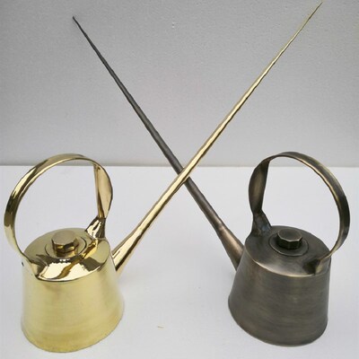 长嘴铜壶四川茶艺壶功夫茶壶舞蹈表演壶长嘴壶复古茶具壶盖长流壶