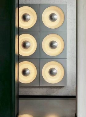 丹麦verpan中古包豪斯客厅现代卧室床头极简走廊过道背景装饰壁灯