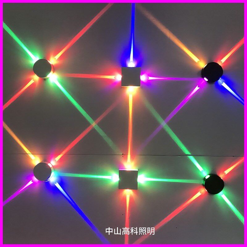 十字壁灯背景墙氛围装饰灯酒吧台球室KTV娱乐场所造型创意气氛灯