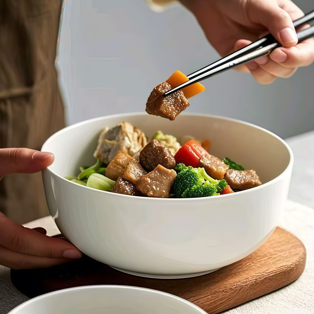 6英寸大号面碗釉下彩家用陶瓷饭碗高颜值餐具2025新款汤碗吃饭碗,餐饮具,泡面碗,淘宝优惠券,粉丝福利购,淘宝优惠卷