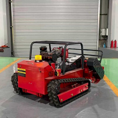 Crawler Lawn Mower, Ideal for Hillside Weeding Remote Contro