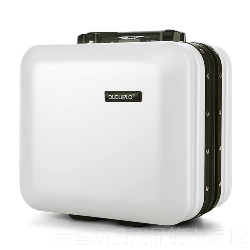 高档手提化母妆箱女型密码行李箱包12小型14寸迷你旅小行收子纳皮