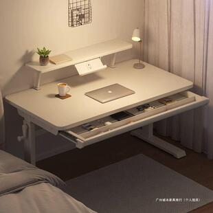 台式电脑桌可升降儿童学习桌书桌学生家用写字桌卧室简易办公桌子