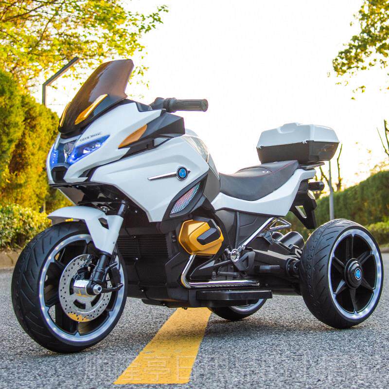 正品儿童电摩托车三轮遥车充男女孩宝宝可坐人电瓶车小孩电控玩具