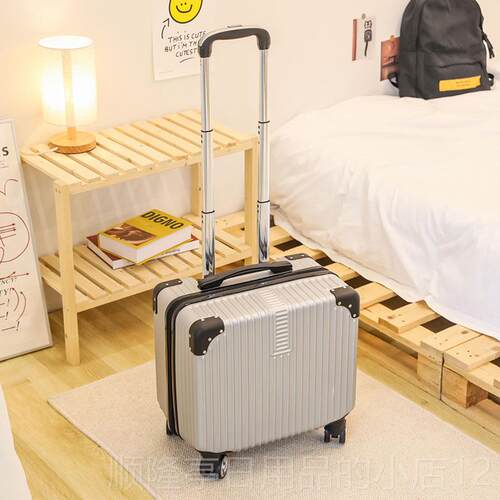 高档李箱型8寸迷你轻便旅行登机箱男行女密码拉杆皮小箱子可定制1