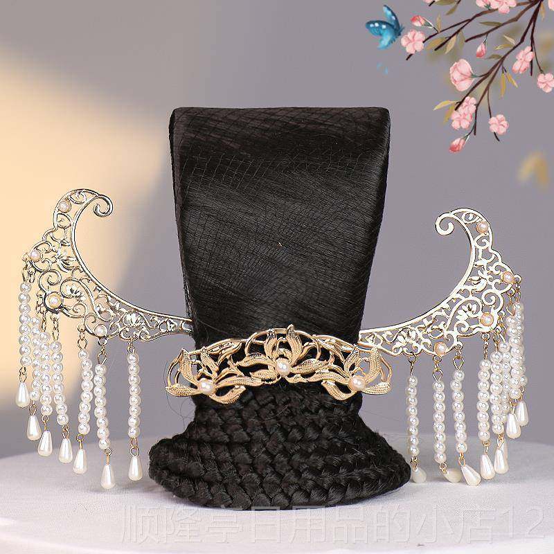 高档成儿童观音服装女古装记反串大码全套世音人头饰假发西游观演