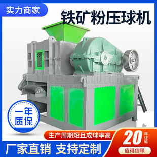 加工定制铁矿粉压球机 多功能铝矿粉对辊式制球机 铁屑铅粉压球机