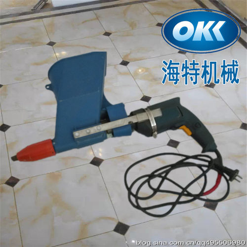 福建海特机械外墙电动填缝机 文化石墙面缝隙装修用的勾缝设备