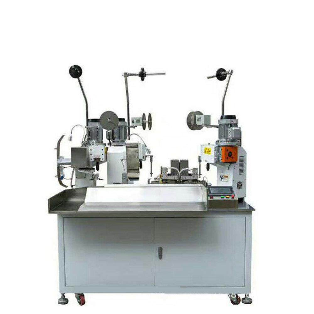 全自动三头合压两头打端一头合压三头端子机模具刀片压接机