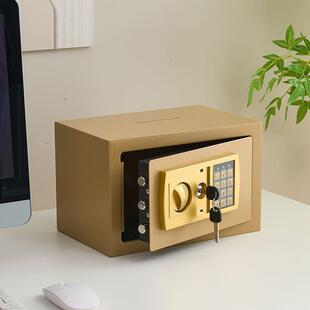 2025年新款电子保险箱柜保险箱存钱罐只进不出儿童男女孩密码储蓄