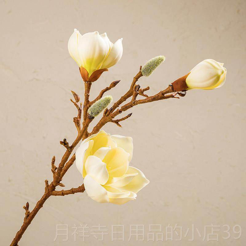 高档古枯枝大玉复兰花真花束高档中式艺装饰花摆件插仿花干花塑料,家居饰品,仿真花/假花,淘宝优惠券,粉丝福利购,淘宝优惠卷