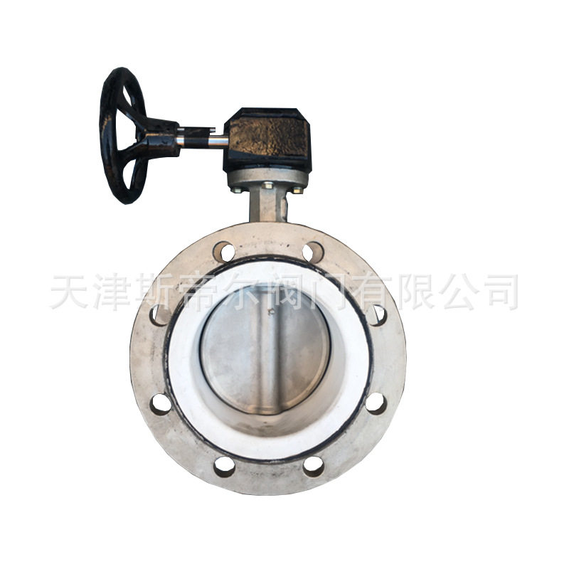 全不锈钢涡轮法兰蝶阀蜗轮软密封衬四氟蝶阀 厂家天津D341F-10P,五金/工具,蝶阀,淘宝优惠券,粉丝福利购,淘宝优惠卷