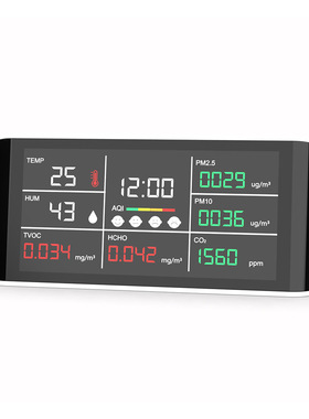 Formaldehyde dust volatile carbon dioxide detector CO2 家用