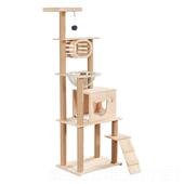 正品 当天货猫爬架木猫交窝猫树成大型猫架猫跳平台太空舱实猫用集