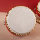 正品 鼓印度教鼓牛皮鼓挎包鼓幼儿园儿童玩具鼓小学锣音乐乐室打击