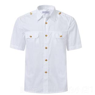 正品2路3新式铁路制服男衬衬衣高铁务乘员短长袖工作服铁路服白衫