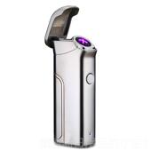 正品 个可换电池打火机大量电防容风电子充金属性定制男士 点烟器送