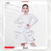 正品 QV专Ei企魅女儿童拉装 丁舞赛服高表演出练功套业标准比赛规定