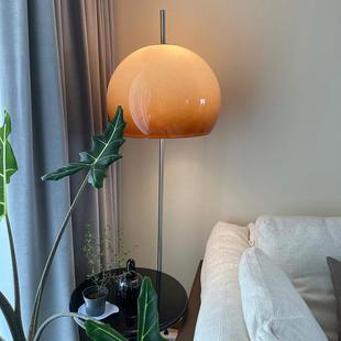 复古落地灯客厅现代简约中古蘑菇灯设计感创意花苞台灯卧室床头灯