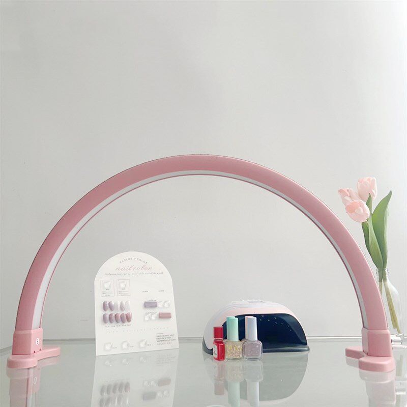 桌面美容美甲护眼灯 U型半月美容院工作专用LED美甲台灯