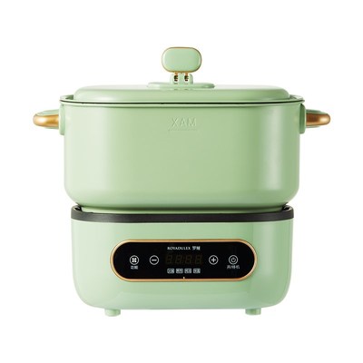 罗娅电煮锅便携式折叠锅出差旅行办公锅小型多功能锅分体式一人食