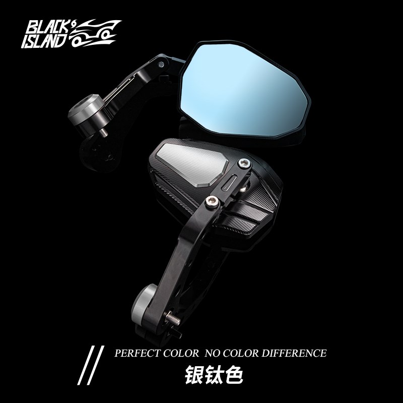 适用于奔达金吉拉300 手把镜灰石300黑旗0后视镜燎700改装镜