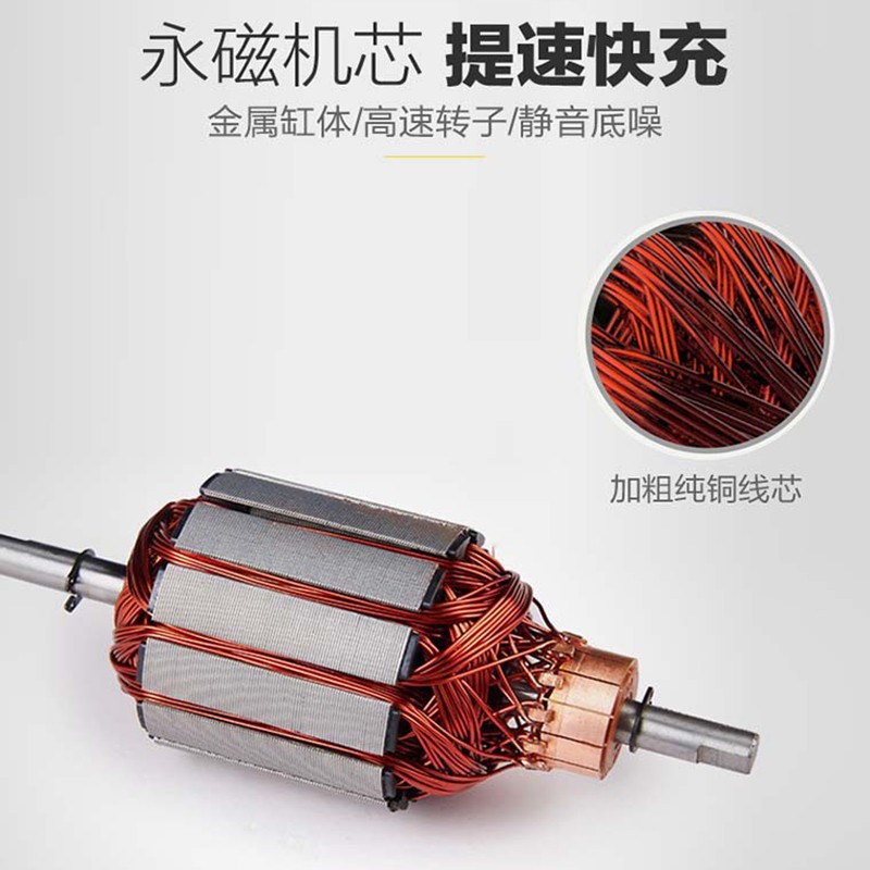 车载充气泵缸高压大功率家用电220伏v汽车胎冲气打气泵便携式