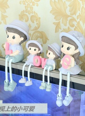 放在电视上的小摆件新房家具装饰品摆设电视空调电表箱酒柜隔断