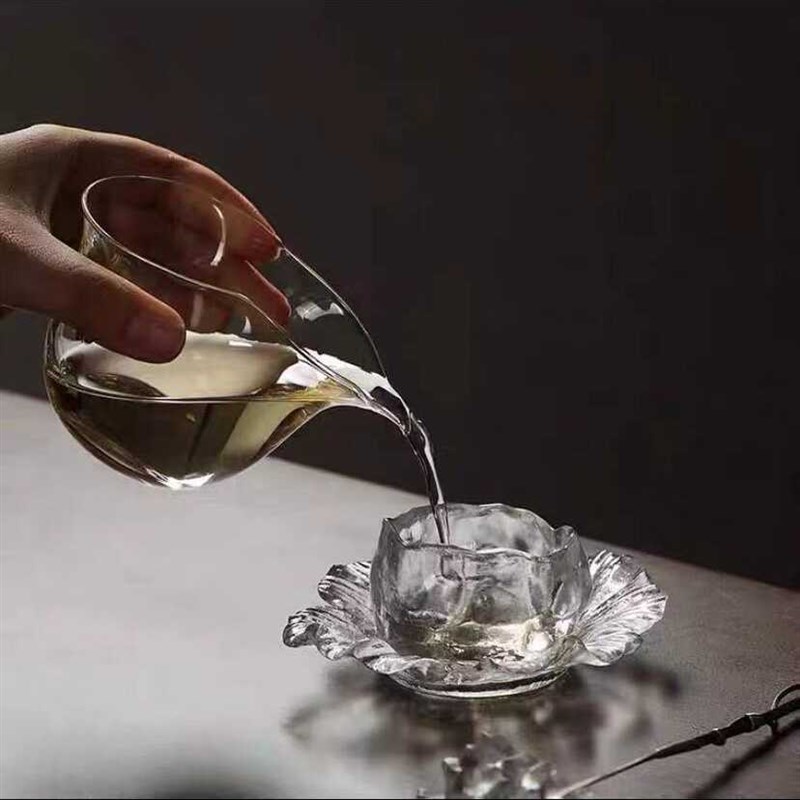 新款创意葫芦高硼硅玻璃公道杯茶海分茶器公杯玻璃加厚容量1ml