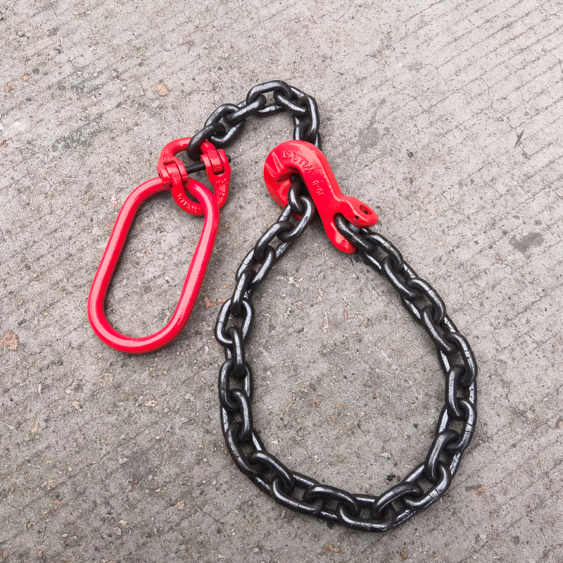 羊角抓钩起重链条叉车专用可调节长度吊钩吊链卡链钩锰钢吊索具勾