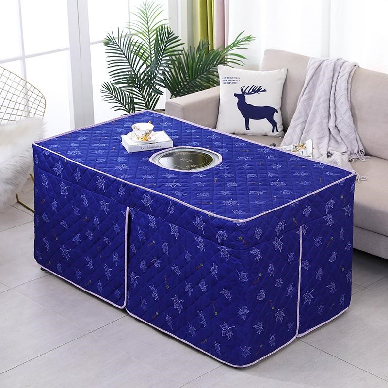 新款长方形烤火桌子罩加厚冬季电烤茶几取暖棉桌罩烤火罩电炉罩