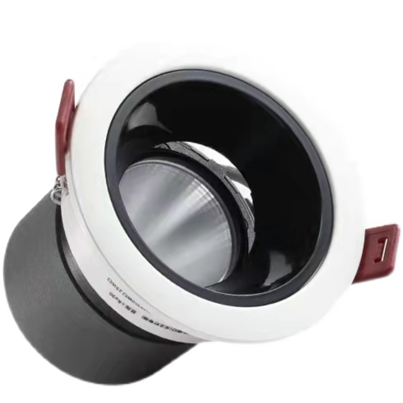 led射灯深度防眩光嵌入式天花灯家用灯带无主灯聚光洗墙灯cob窄边