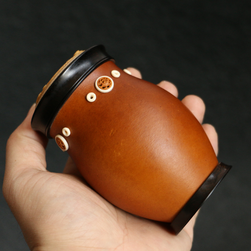 东阳名家张念超本工精工制作保定老葫芦虫罐蝈蝈罐虫具文玩收藏竹