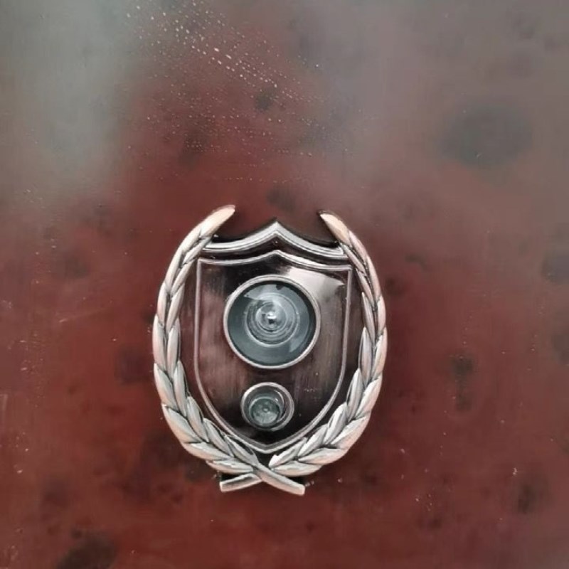 家用防盗器监控摄像头猫眼门镜堵孔门铃防盗门二合一通用老式