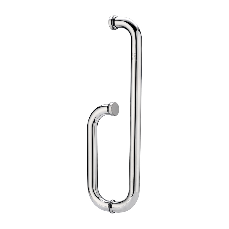 浴室卫生间拉手 淋浴房推拉玻璃门拉手移门把手30不锈钢L型拉手
