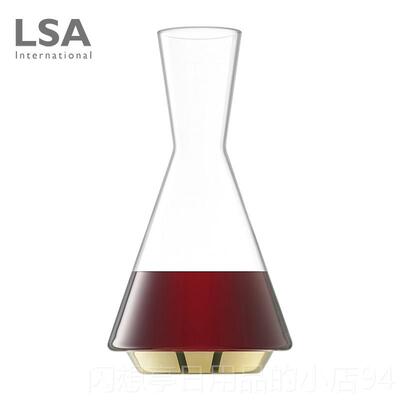正品国LSA进口分红酒醒酒器家用奢华欧意式个性创玻璃酒器酒英壶