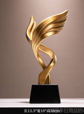 正品展览宏图公雄鹰艺术摆办室优轻奢酒柜摆件送领件导秀员工奖杯