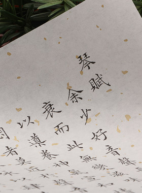 文征明琴赋小楷字帖描红