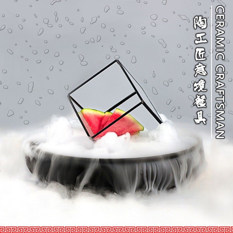 意境菜餐具干冰冒烟分子料理创意菜盘子个性特色火锅鸭肠创意餐具,餐饮具,盘,淘宝优惠券,粉丝福利购,淘宝优惠卷