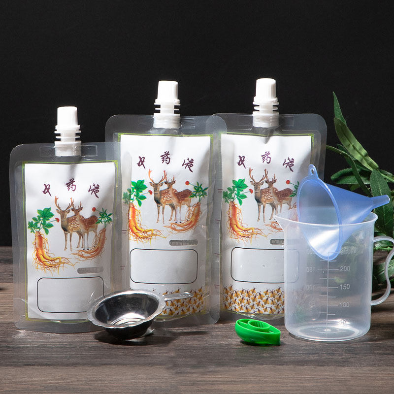 加厚密封一次性自封中药袋保鲜豆浆吸嘴袋带嘴包装代煎中药液外带,包装,礼品袋/塑料袋,淘宝优惠券,粉丝福利购,淘宝优惠卷