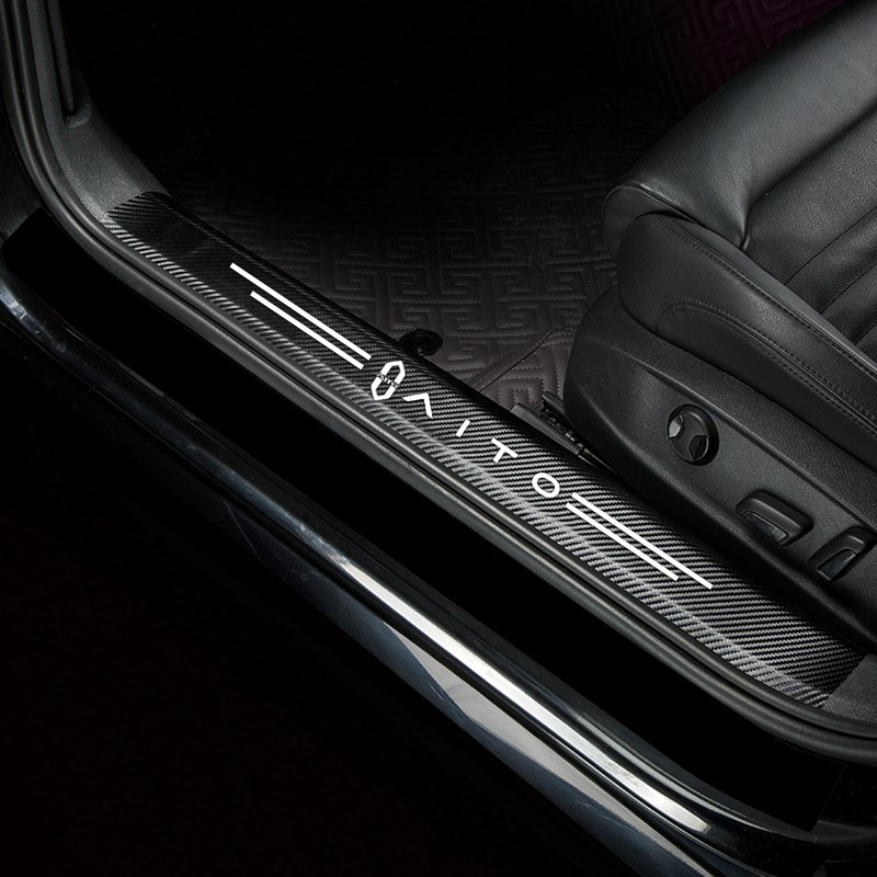 问界M5汽车门槛条改装内饰用品配件门边条迎宾踏板防刮踩保护车贴