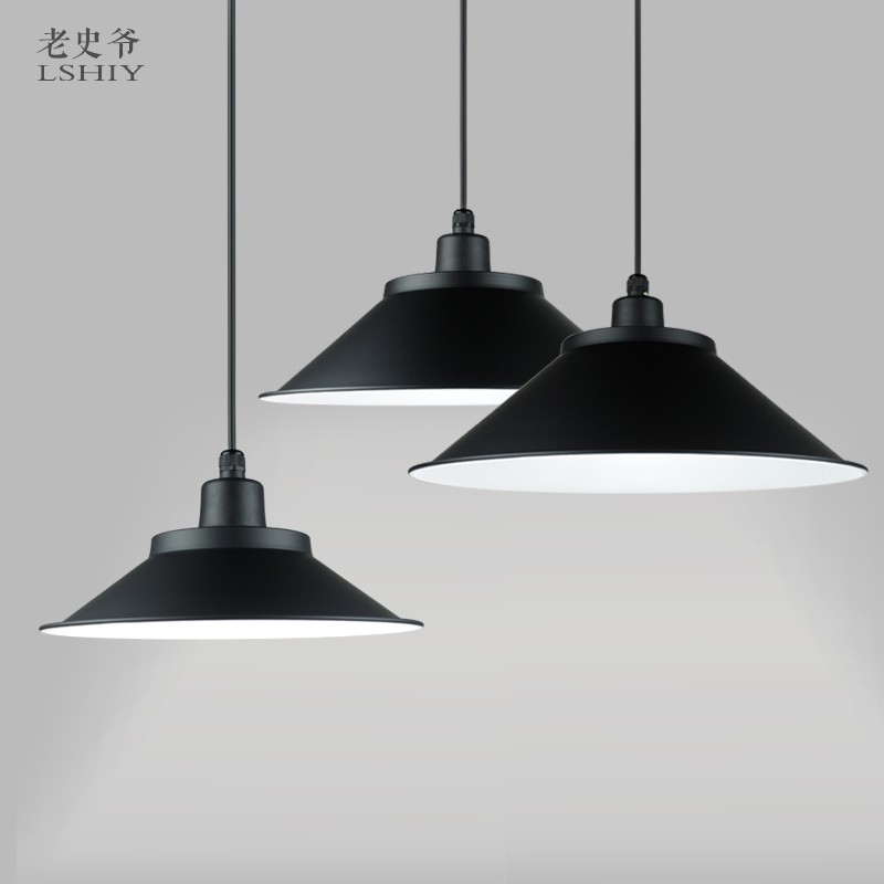 工业风吊灯灯罩外壳单头简约办公室餐厅健身房理发店吊灯厂房灯具