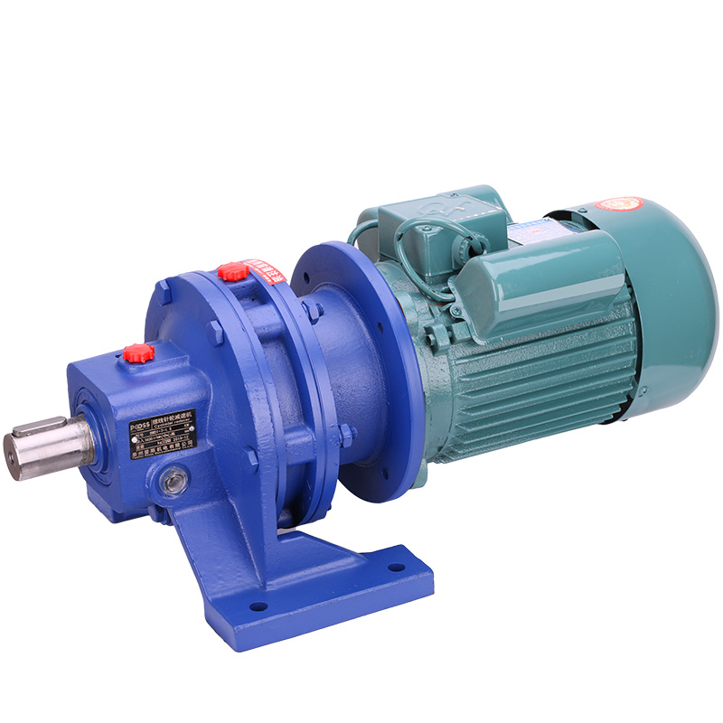 普斯BWD摆线针轮减速机单相行星低速提升搅拌机铜芯电机马达