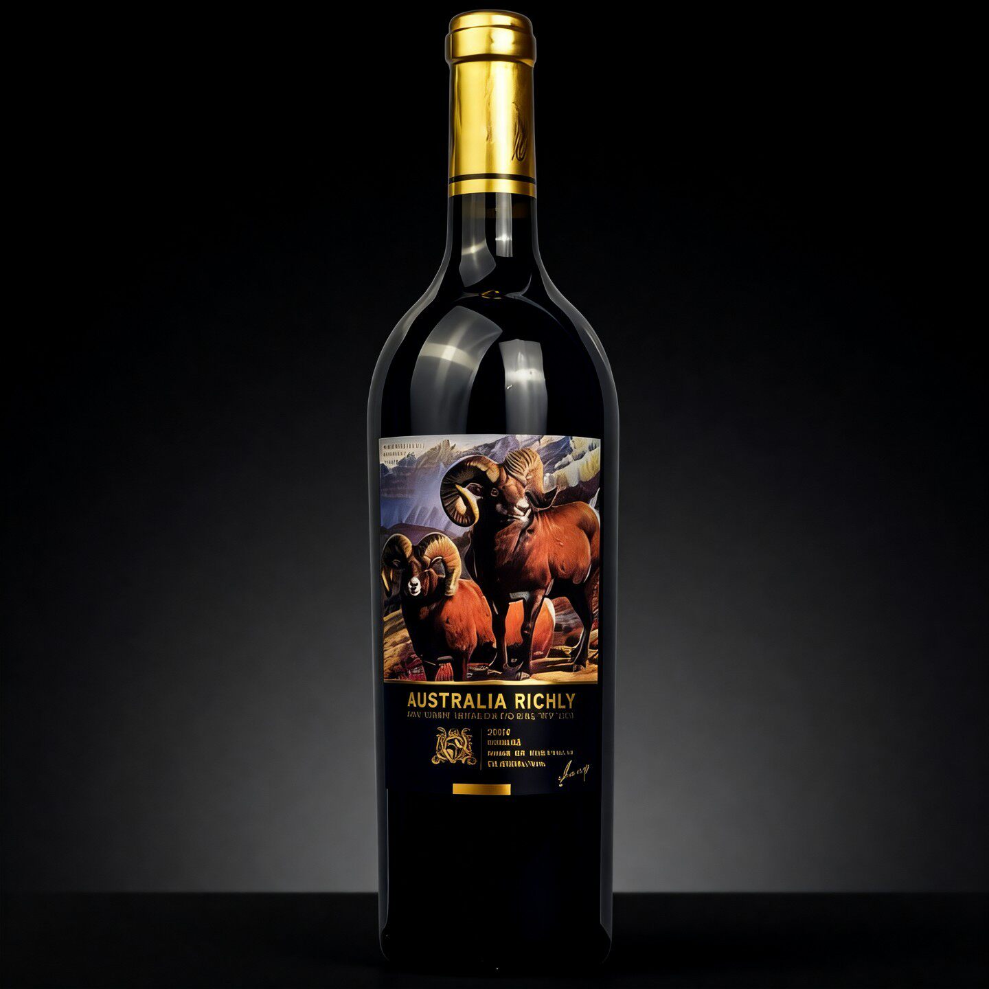 澳洲原瓶进口澳富丽大金羊干红葡萄酒单一西拉酿造16.6度酒精含量