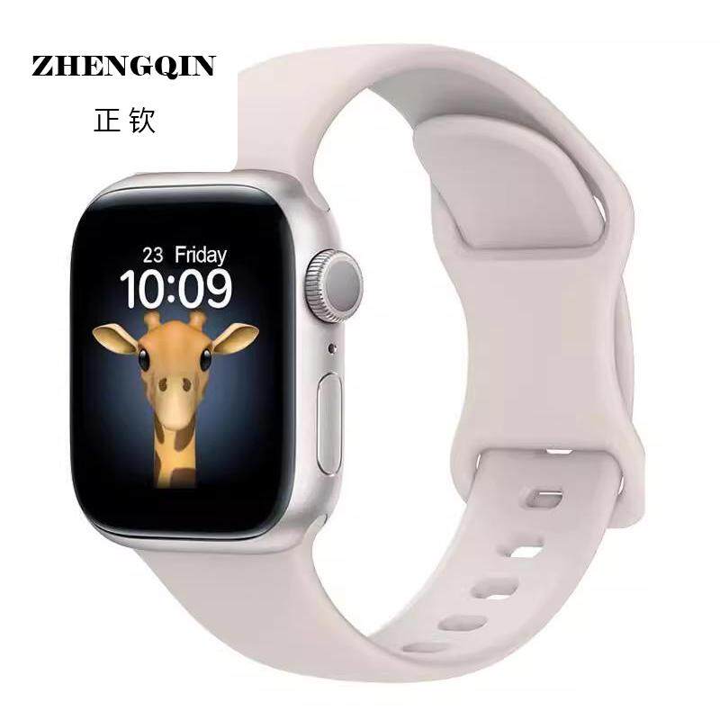 适用iWatchs10表带苹果手表applewatchs9代官方真液态硅胶series