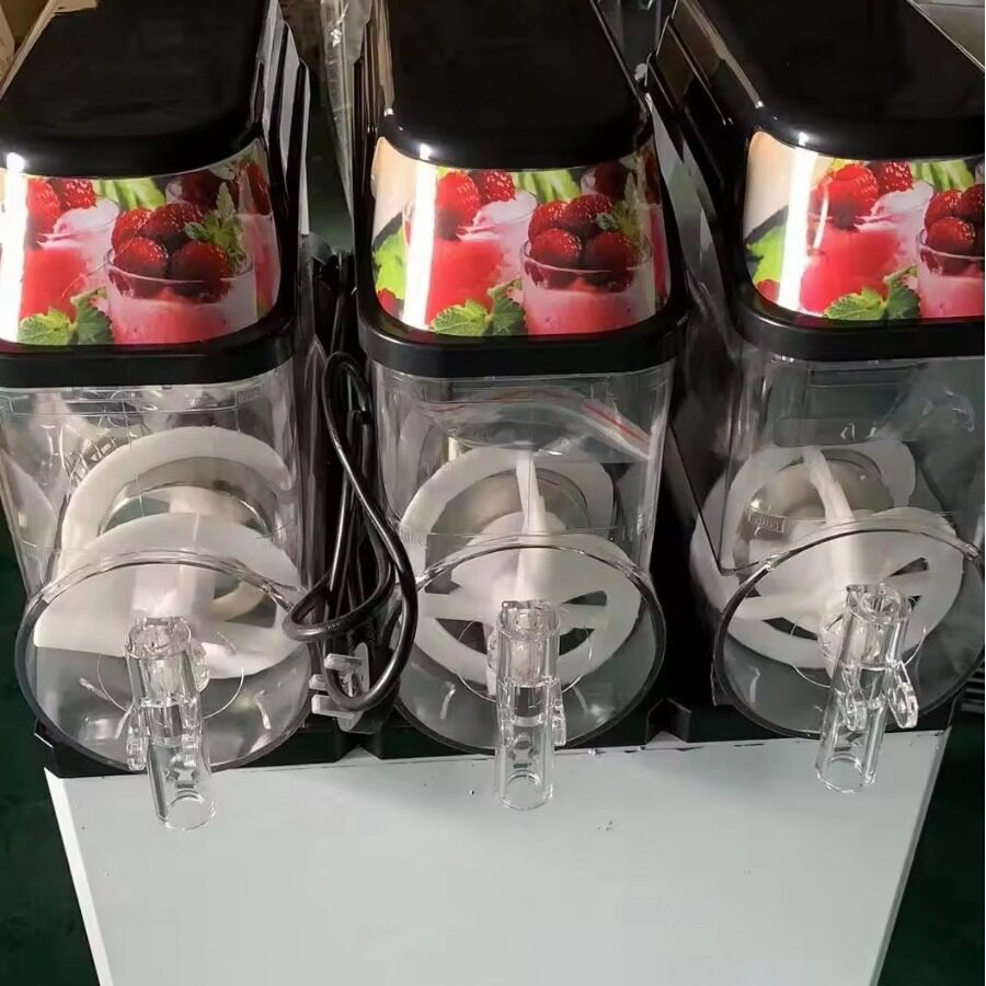商用三缸雪融机雪泥机冷饮两用电压110V/220V工厂直销