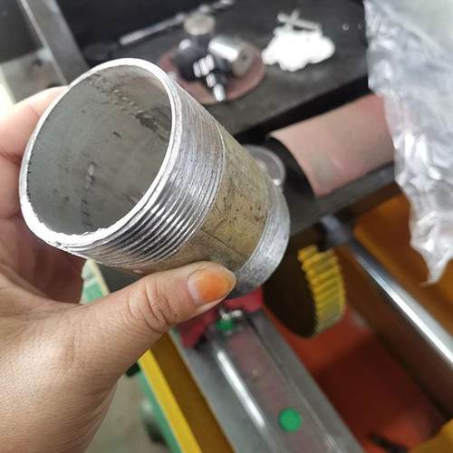 76型全自动铝管不锈钢管消防管件套丝机自动圆管圆钢螺栓套丝机