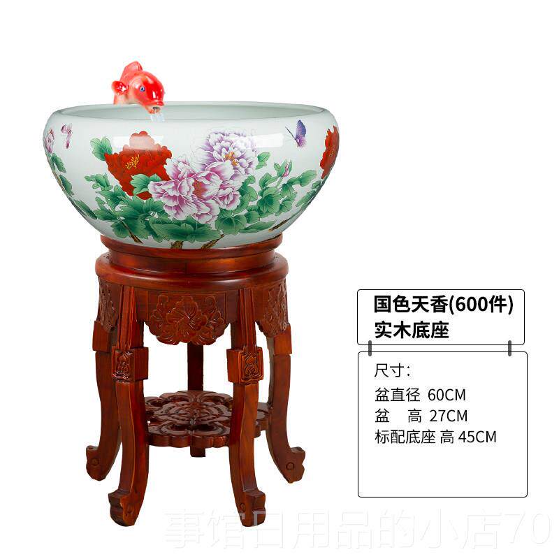 高档鱼缸客厅龟缸乌鲤装饰水族箱家用锦生态过器造滤景套餐迷你金